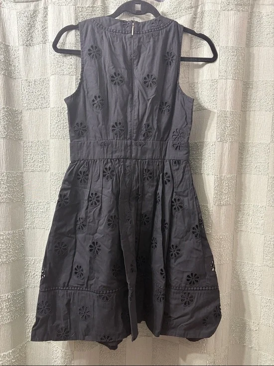 kate spade Black Floral Eyelet Dress - Picture 8 of 9